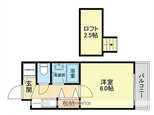 ステージハウス【207号室】の間取り