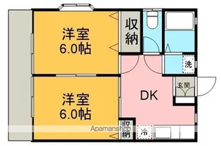 ベルメゾンⅡ【1階】の間取り