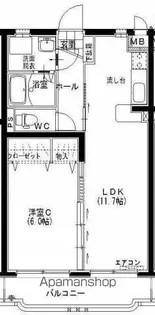 COMODO【1階】の間取り