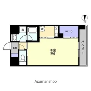 ルスト山越【703号室】の間取り