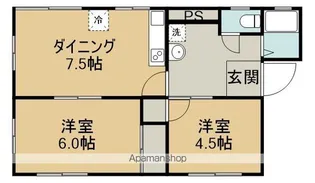 ソフィア C棟【101号室】の間取り