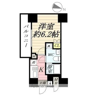 ARCOBALENO YOKOHAMAKOYASU【3階】の間取り