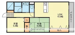 ラ・ルーチェ キタガワ【1階】の間取り