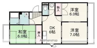 イマージュ・手越【2階】の間取り