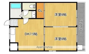 ハイツK&K【3階】の間取り