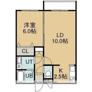 コンフォートパレス花園【4階】の間取り