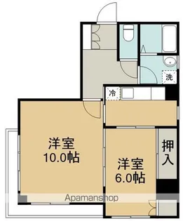 ラバレー富沢【203号室】の間取り