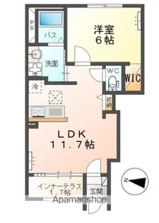 AMBITIONⅢ【1階】の間取り