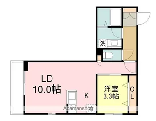 ロータス上杉【3階】の間取り