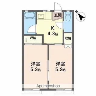 コーポ藤【2階】の間取り