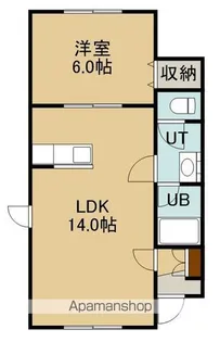 メゾンKAITOⅡ【201号室】の間取り