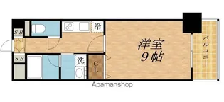 セレッソコート新大阪【4階】の間取り