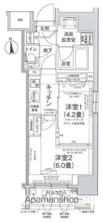 アイルプレミアム池袋ノルド【2階】の間取り