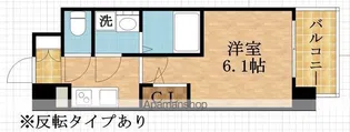 エスリード リュミエール大阪【2階】の間取り