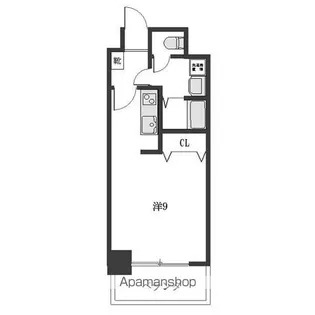 レジデンス新瀬戸【8階】の間取り