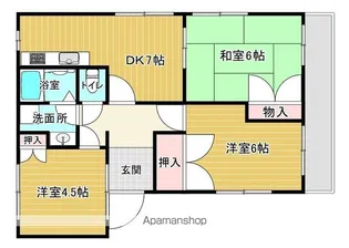 セリハイツ【102号室】の間取り