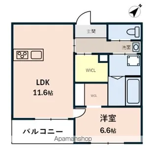 助実マンション【3階】の間取り