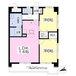 サンティパーク重留【3階】の間取り
