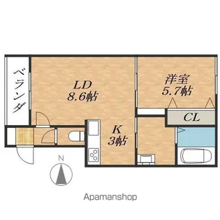 グレーシア・ノア【3階】の間取り