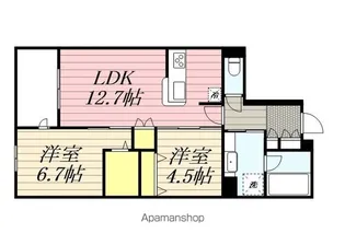 GREEN CREST【3階】の間取り