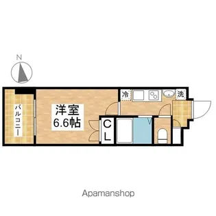 パルティール御器所【8階】の間取り