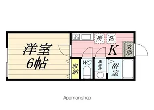 リヴェール【201号室】の間取り