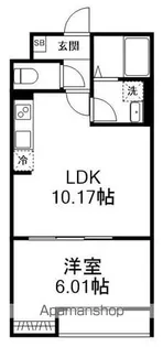 GRADUS八千代台Ⅴ【1階】の間取り