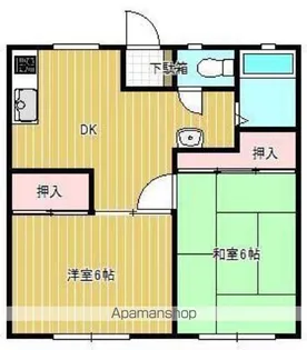 パナハイツ聖【1階】の間取り