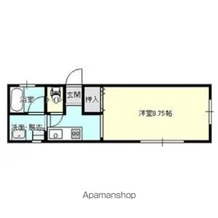 ピースフルⅢ【101号室】の間取り