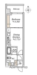 プライムガーデン赤塚【3階】の間取り