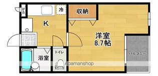 アドマイアビル【402号室】の間取り