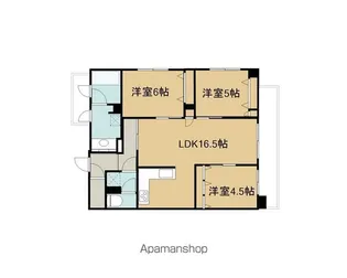 エステムコート京都紫野【206号室】の間取り