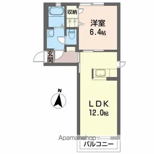 グレイス ガーデンB【2階】の間取り