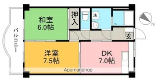 ハイツ ハピィバリーⅡ A棟【4階】の間取り
