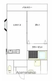 第20三共ビル【3階】の間取り