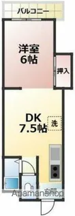 ヴィラLA007【2階】の間取り