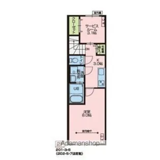 LE MEILLEUR(ル・メイユール)北天昌寺【202号室】の間取り