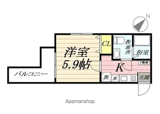 SHOKEN VILLA横浜尻手【3階】の間取り
