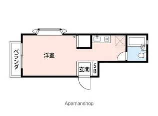 メゾンシャルマン【205号室】の間取り