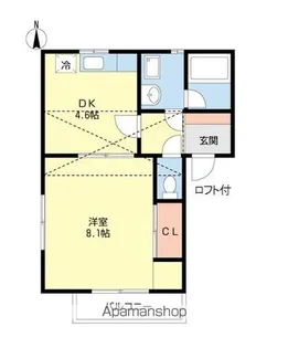 エグレット福浜【2階】の間取り