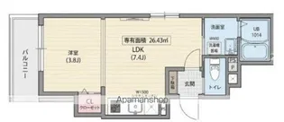 デメテル寺田町【3階】の間取り