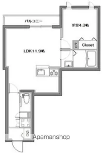 THE HIPPO TERRACE【103号室】の間取り