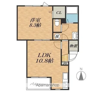 EAGLEⅤ【2階】の間取り
