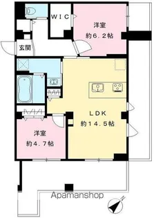 フリージアおおたかの森【3階】の間取り