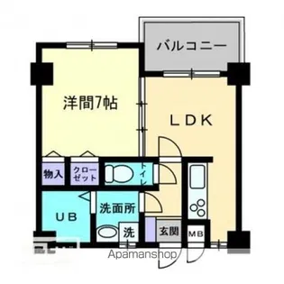 マ・メゾン土居田【103号室】の間取り