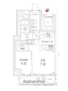 LOG上野駅前【601号室】の間取り