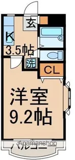 カーサ恵【1階】の間取り