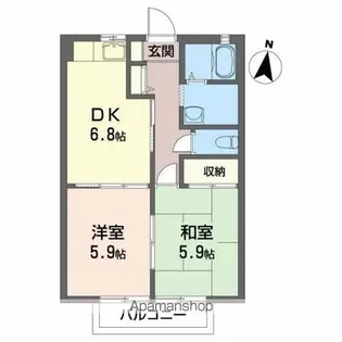 レファ【2階】の間取り