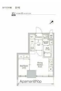 カパリリ小岩【12階】の間取り