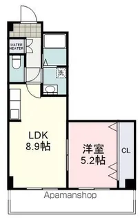 静岡スカイタウン【6階】の間取り